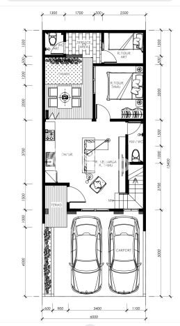 Rumah Modern 3 KT LT 101m2 di Gandul Rumah Modern 3 KT LT 101m2 di Gandul
