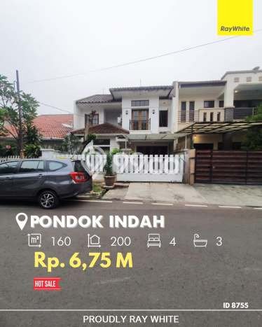 Hunian Strategis 3 KT LB 200m2 Kondisi Bagus di Pondok Indah Hunian Strategis 3 KT LB 200m2 Kondisi Bagus di Pondok Indah