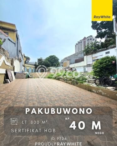 Tanah Kavling Dijual di Pakubuwono, Jakarta Selatan dengan Luas Tanah 800m2 Tanah Kavling Dijual di Pakubuwono, Jakarta Selatan dengan Luas Tanah 800m2