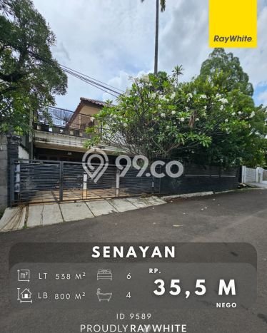 For Sale! Premium House LT 538m2 Desain Elegan di Senayan For Sale! Premium House LT 538m2 Desain Elegan di Senayan