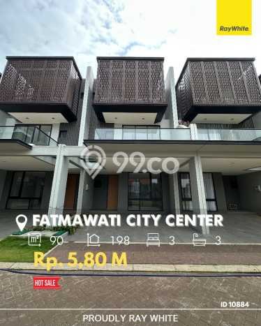 Ready to Use! Luxury House LT 90m2 Desain Elegan di Fatmawati Ready to Use! Luxury House LT 90m2 Desain Elegan di Fatmawati