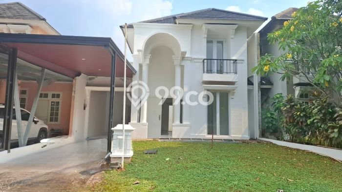 For Sale! Luxury House LT 200m2 Desain Elegan di Kota Wisata For Sale! Luxury House LT 200m2 Desain Elegan di Kota Wisata