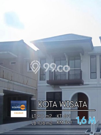 Rumah Modern 4 KT di Cibubur Depok Semi Furnished Rumah Modern 4 KT di Cibubur Depok Semi Furnished
