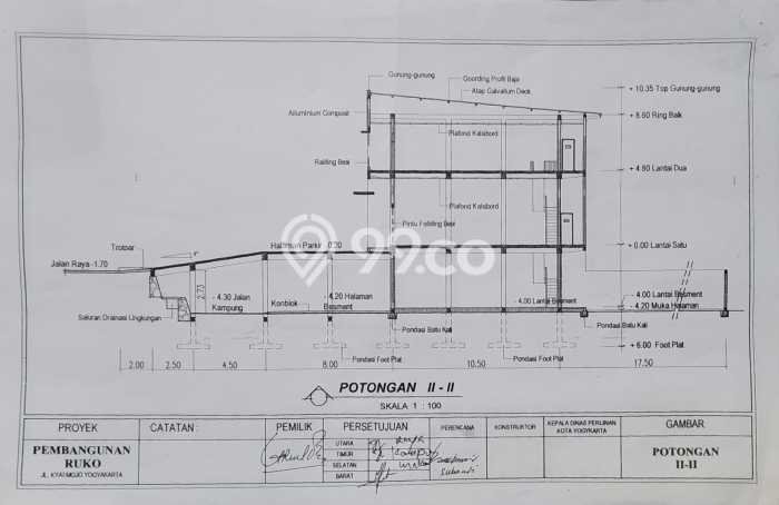 Ruko Disewa di Tegalrejo, Yogyakarta, LT 645m2 / LB 765m2 Ruko Disewa di Tegalrejo, Yogyakarta, LT 645m2 / LB 765m2