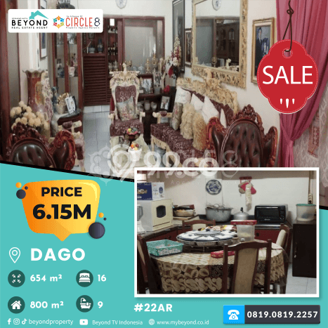 Rumah Kost Dijual di Dago Bandung Luas 800m2 Rumah Kost Dijual di Dago Bandung Luas 800m2