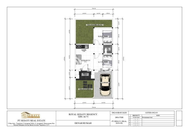 Hunian Cantik Modern Lb 36m2 di Kalasan, Sleman Hunian Cantik Modern Lb 36m2 di Kalasan, Sleman