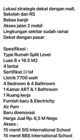 Siap Huni Rumah Mewah 4 Kamar di Penjaringan Dekat ke Mana Saja Siap Huni Rumah Mewah 4 Kamar di Penjaringan Dekat ke Mana Saja