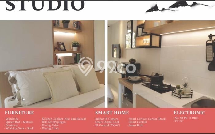 Apartemen Murah Dijual di Jakarta Utara 1 KT & 1 KM Apartemen Murah Dijual di Jakarta Utara 1 KT & 1 KM