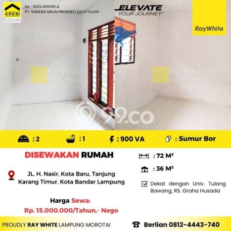 Rumah Cantik Siap Pakai Di Tanjung Karang Timur Luas 36m2 Lokasi Strategis Rumah Cantik Siap Pakai Di Tanjung Karang Timur Luas 36m2 Lokasi Strategis