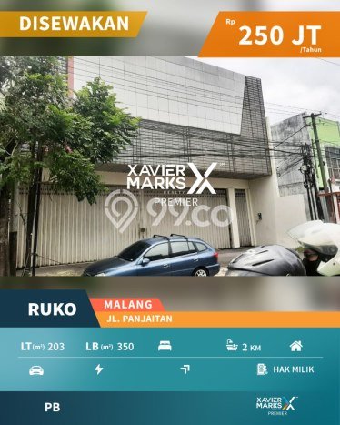 Ruko bagus disewakan di Klojen Malang dengan LB 350m2 harga sewa terbaik Ruko bagus disewakan di Klojen Malang dengan LB 350m2 harga sewa terbaik
