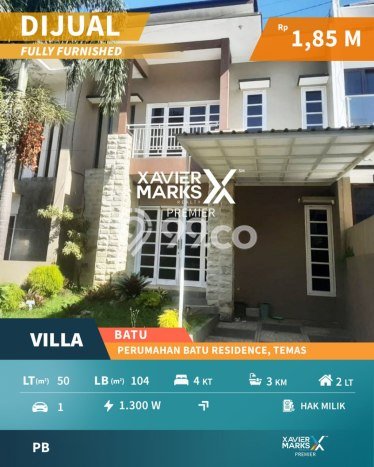 Vila di Junrejo, Ukuran 50m2m², Ideal untuk beragam kebutuhan Vila di Junrejo, Ukuran 50m2m², Ideal untuk beragam kebutuhan