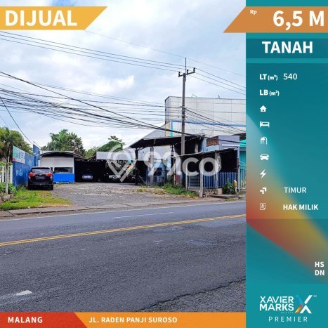 Lahan Strategis di Blimbing Dijual dengan Luas 540m2 Lahan Strategis di Blimbing Dijual dengan Luas 540m2