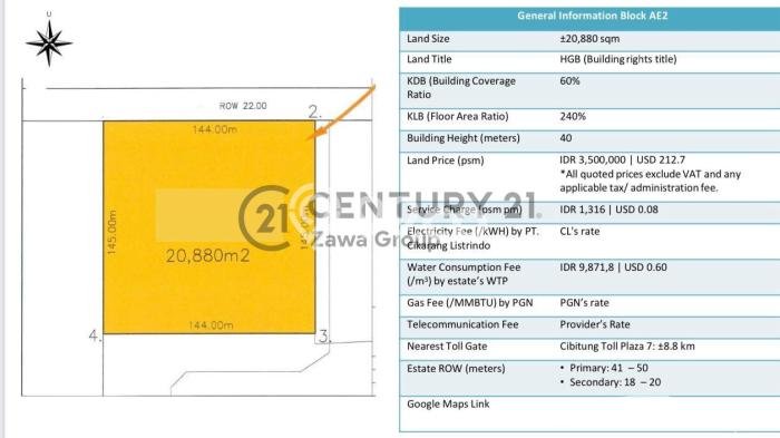Tanah Investasi Dijual di Bekasi Punya Luas 20880m2 Tanah Investasi Dijual di Bekasi Punya Luas 20880m2