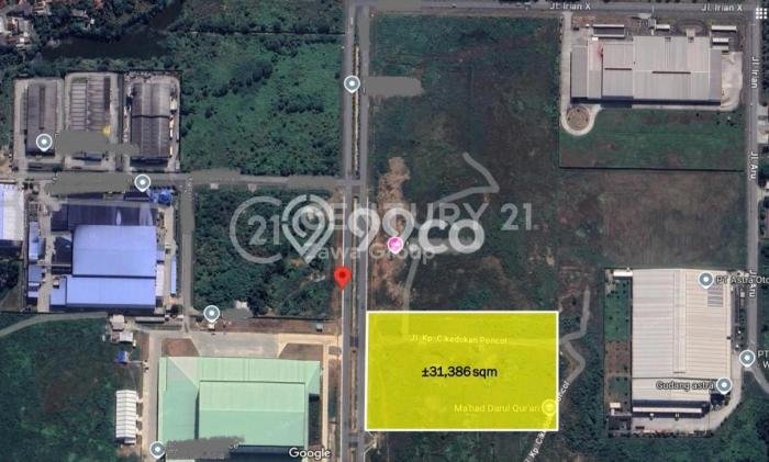 Lahan Dijual Lokasi Strategis di Bekasi dengan Luas 31386m2 Lahan Dijual Lokasi Strategis di Bekasi dengan Luas 31386m2