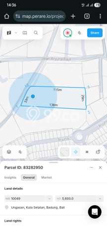 Tanah Dijual Area Strategis di Ungasan Badung 12550m2 Tanah Dijual Area Strategis di Ungasan Badung 12550m2