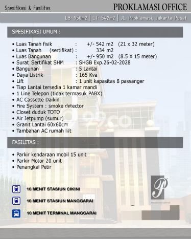 Kantor Favorit Dijual di Menteng Jakarta Pusat Kawasan Pusat Bisnis Kantor Favorit Dijual di Menteng Jakarta Pusat Kawasan Pusat Bisnis