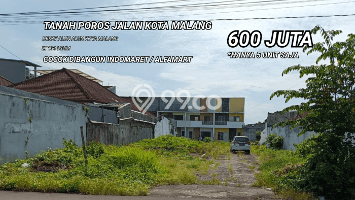Tanah Dijual Area Strategis di Gadang Malang 112m2 Tanah Dijual Area Strategis di Gadang Malang 112m2