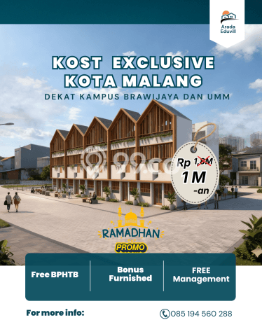 Tersedia Rumah Kost di Malang Kota, Malang 10 Kamar Tersedia Rumah Kost di Malang Kota, Malang 10 Kamar