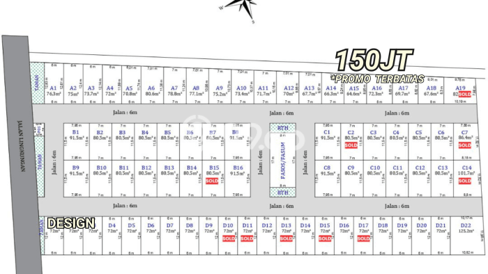Dijual Tanah di Malang, Luas 64m2 SHM Dijual Tanah di Malang, Luas 64m2 SHM