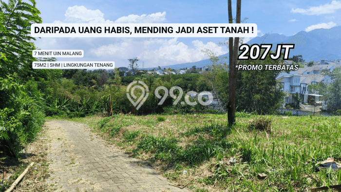 Dijual Tanah Lokasi Merjosari, Malang Seluas 72m2 Dijual Tanah Lokasi Merjosari, Malang Seluas 72m2