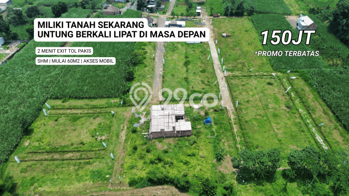 Tanah Komersial Dijual di Pakis Malang 60m2 Tanah Komersial Dijual di Pakis Malang 60m2
