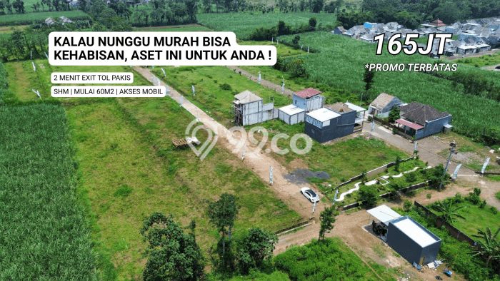 Tanah Kavling di Pakis Dijual dengan Luas 60m2 Tanah Kavling di Pakis Dijual dengan Luas 60m2