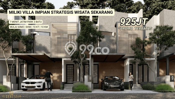 Vila di Junrejo, Luas 66m2m², Cocok untuk beragam kebutuhan Vila di Junrejo, Luas 66m2m², Cocok untuk beragam kebutuhan