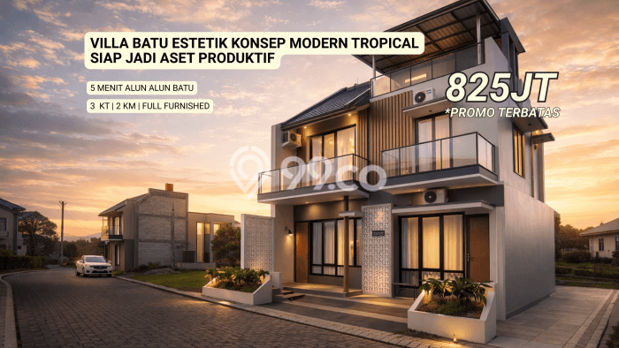 Investasi Potensial! Vila Kawasan Bumiaji, Dimensi 60m2m², Akses Mudah Pusat Kota Investasi Potensial! Vila Kawasan Bumiaji, Dimensi 60m2m², Akses Mudah Pusat Kota