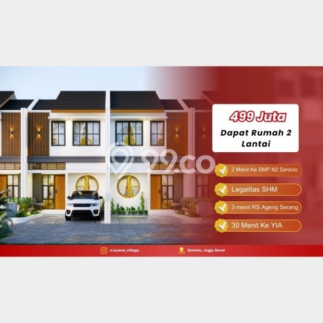 Jual Rumah Murah Meriah Sentolo Punya 3 Kamar & LT 71m2 Jual Rumah Murah Meriah Sentolo Punya 3 Kamar & LT 71m2