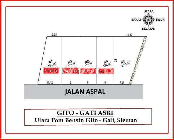 Tanah Palagan Km 9 di Yogyakarta Dekat Monjali Murah Tanah Palagan Km 9 di Yogyakarta Dekat Monjali Murah