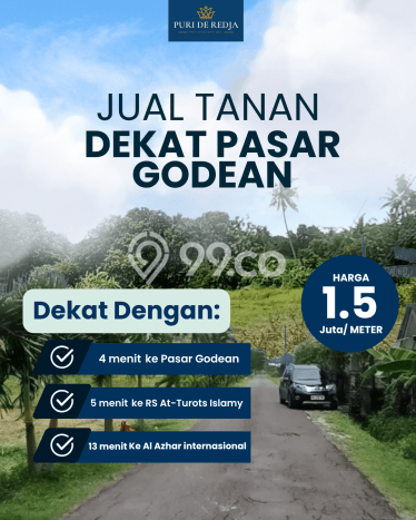 Tanah Dijual Lokasi Godean, Sleman dengan Luas Tanah 130m2 dan Status SHM Tanah Dijual Lokasi Godean, Sleman dengan Luas Tanah 130m2 dan Status SHM