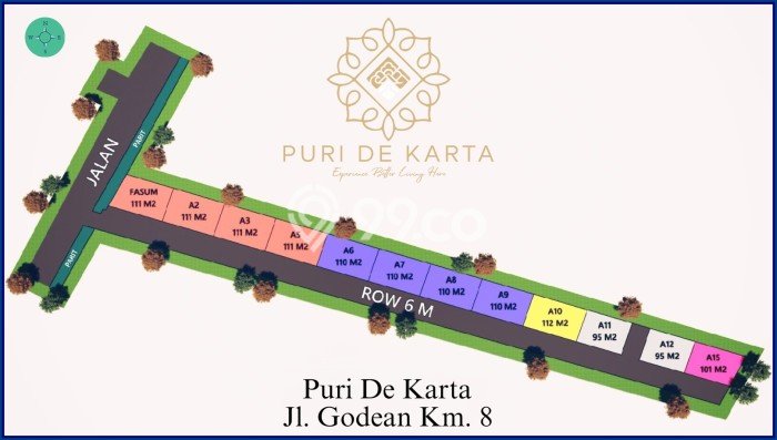 Rumah di Godean, LT 110m², Bangunan 95m² Rumah di Godean, LT 110m², Bangunan 95m²