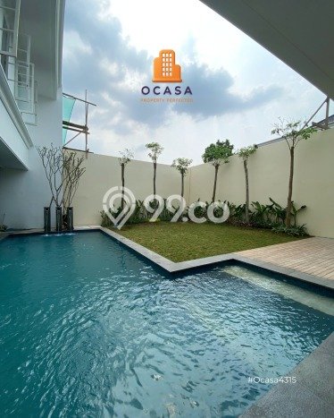 Ready to Use! Luxury House LT 517m2 Desain Modern di Kemang Ready to Use! Luxury House LT 517m2 Desain Modern di Kemang