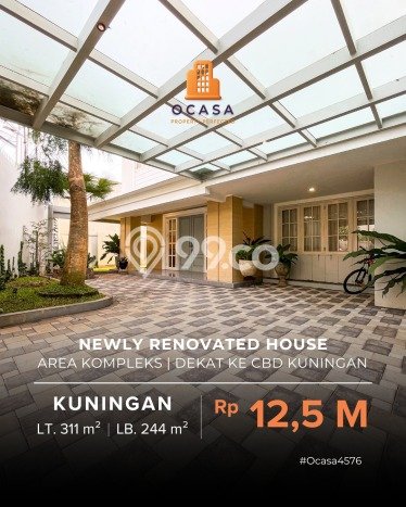 Hunian Mewah LB 244m2 Siap Pakai Desain Elegan di Kuningan, Jakarta Selatan Hunian Mewah LB 244m2 Siap Pakai Desain Elegan di Kuningan, Jakarta Selatan