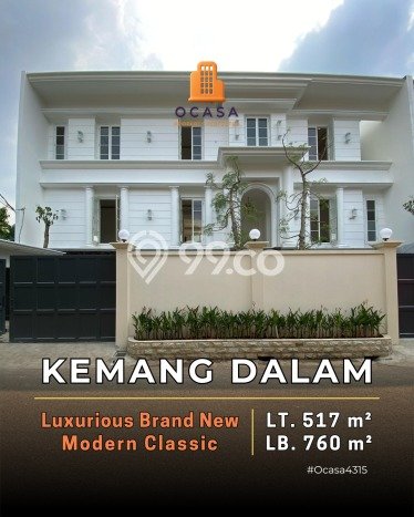 Ready to Use! Luxury House LT 517m2 Desain Modern di Kemang Ready to Use! Luxury House LT 517m2 Desain Modern di Kemang