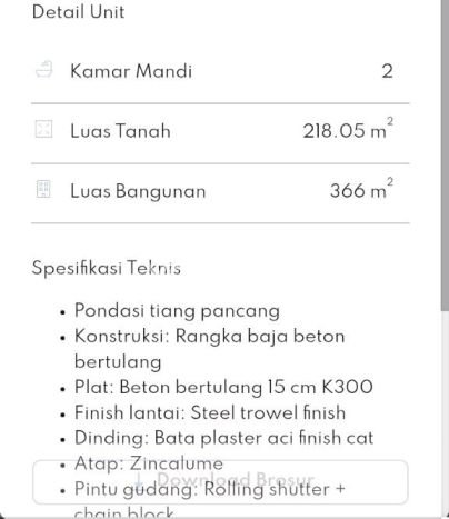 Gudang Favorit Dijual di Tangerang Tangerang Kawasan Pusat Bisnis Gudang Favorit Dijual di Tangerang Tangerang Kawasan Pusat Bisnis