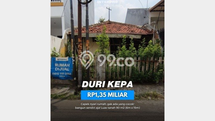 Rumah Luas Asri 1 KT Siap Pakai di Duri Kepa Jakarta Barat Rumah Luas Asri 1 KT Siap Pakai di Duri Kepa Jakarta Barat