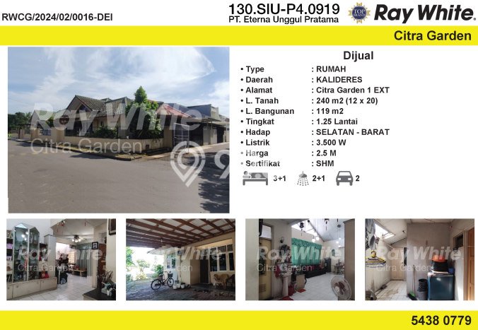 Rumah Minimalis 3 KT di Citra Garden Jakarta Barat Unfurnished Rumah Minimalis 3 KT di Citra Garden Jakarta Barat Unfurnished