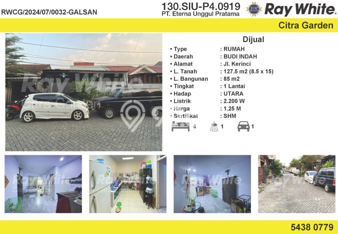 Dijual Hunian Rumah Terawat 4 Kamar di Batu Ceper, Tangerang Dijual Hunian Rumah Terawat 4 Kamar di Batu Ceper, Tangerang