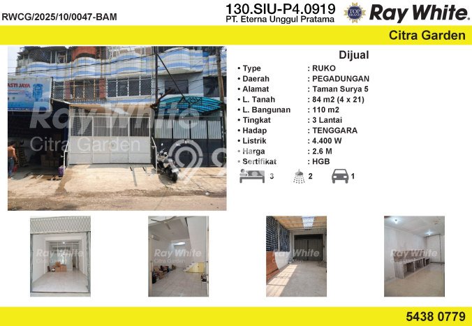 Ruko Bagus Dijual di Taman Surya Jakarta Barat Strategis Cocok untuk Kembangkan Bisnis Ruko Bagus Dijual di Taman Surya Jakarta Barat Strategis Cocok untuk Kembangkan Bisnis