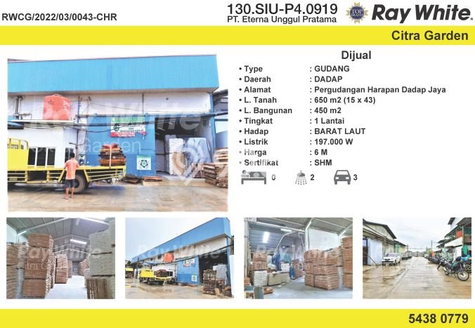Paling Dicari! Gudang Dijual di Dadap Harga Kompetitif Paling Dicari! Gudang Dijual di Dadap Harga Kompetitif