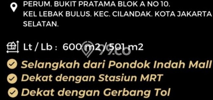 Rumah Mewah Siap Huni LT 600m2 di Cilandak, Jakarta Selatan Rumah Mewah Siap Huni LT 600m2 di Cilandak, Jakarta Selatan