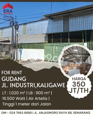 Gudang Disewa di Genuk, Semarang, LT 1020m2 / LB 900m2 Gudang Disewa di Genuk, Semarang, LT 1020m2 / LB 900m2