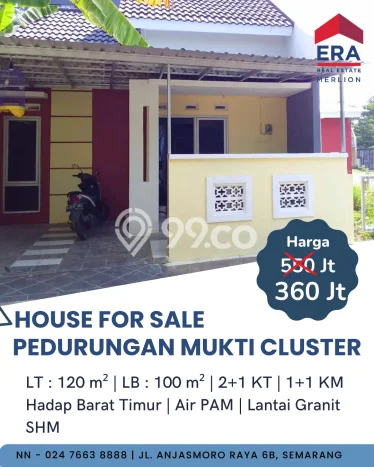 Rumah Murah Dijual Area Pedurungan, Semarang Harga Rp 360 Juta Rumah Murah Dijual Area Pedurungan, Semarang Harga Rp 360 Juta