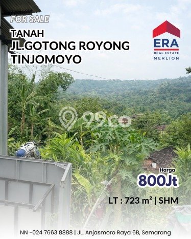 Lahan untuk Dijual di Banyumanik Semarang Luas 723m2 Lahan untuk Dijual di Banyumanik Semarang Luas 723m2