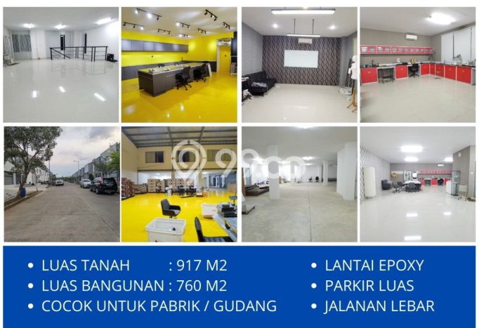 Gudang Kawasan Bisnis di Sentul, Luas 775m², Akses Strategis Gudang Kawasan Bisnis di Sentul, Luas 775m², Akses Strategis