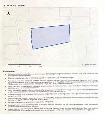 Untuk Dijual Tanah di Tangerang, Luas 14620m2 SHM Untuk Dijual Tanah di Tangerang, Luas 14620m2 SHM
