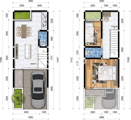 Rumah Modern 2 KT LT 45m2 di Cibubur Rumah Modern 2 KT LT 45m2 di Cibubur