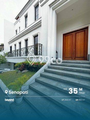 Ready to Use! Premium House LT 264m2 Desain Elegan di Senopati Ready to Use! Premium House LT 264m2 Desain Elegan di Senopati