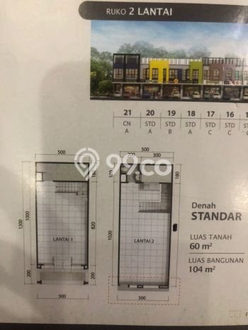 For Rent Ruko di Gading Serpong, Luas 104m², Area Ramai For Rent Ruko di Gading Serpong, Luas 104m², Area Ramai